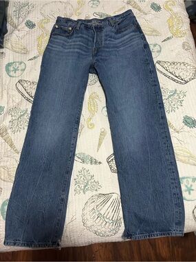 Levi's Men's Straight Jeans in Medium Blue Wash